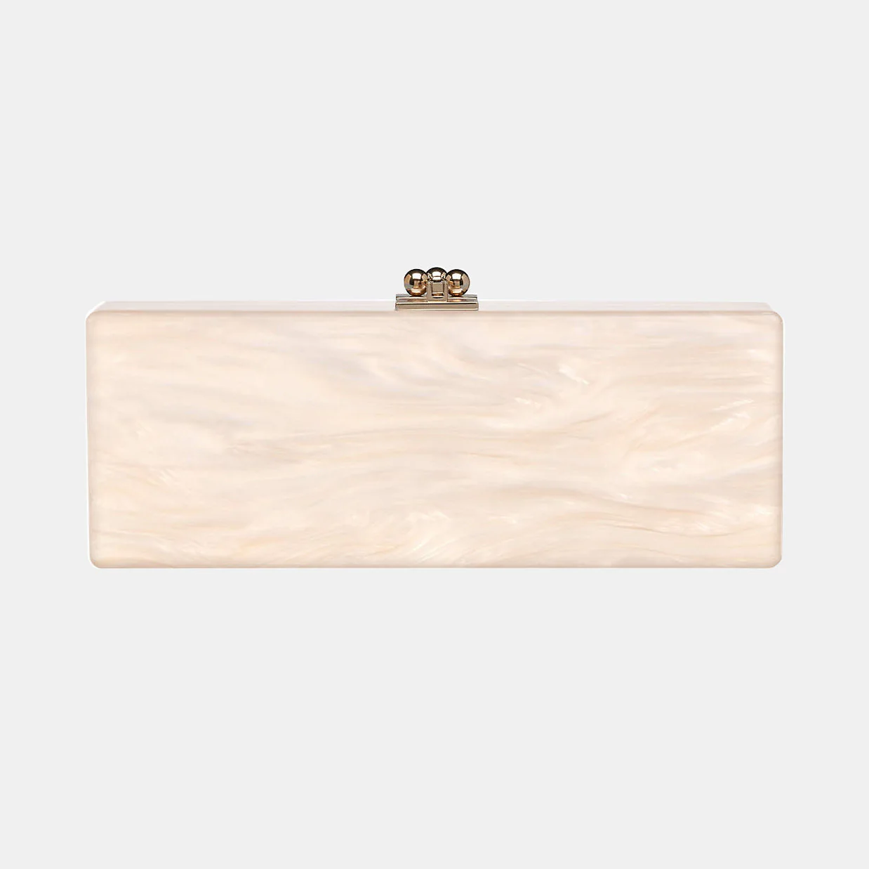 Bridal Slim Flavia Box Clutch in Made to Order Acrylic - Image 12