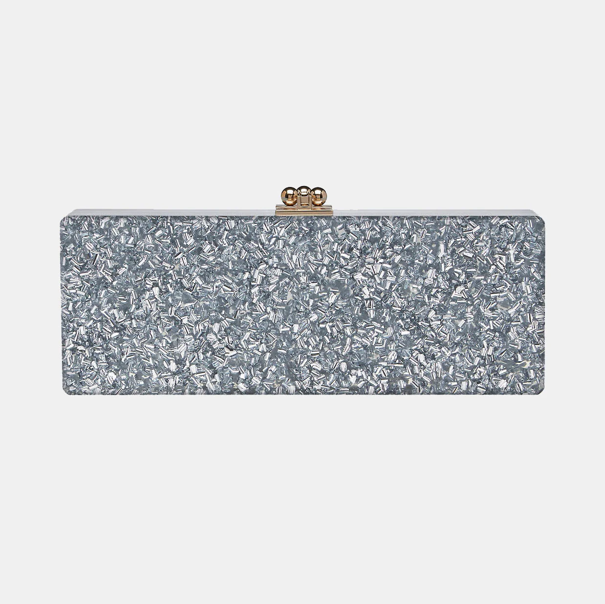 Bridal Slim Flavia Box Clutch in Made to Order Acrylic - Image 21
