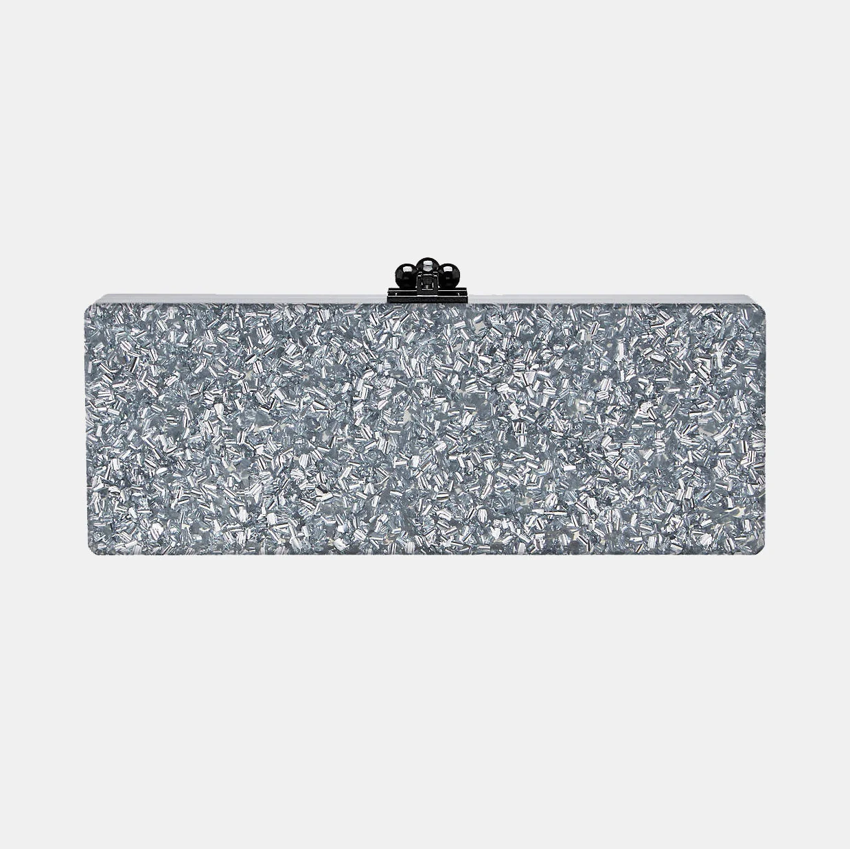 Bridal Slim Flavia Box Clutch in Made to Order Acrylic - Image 25