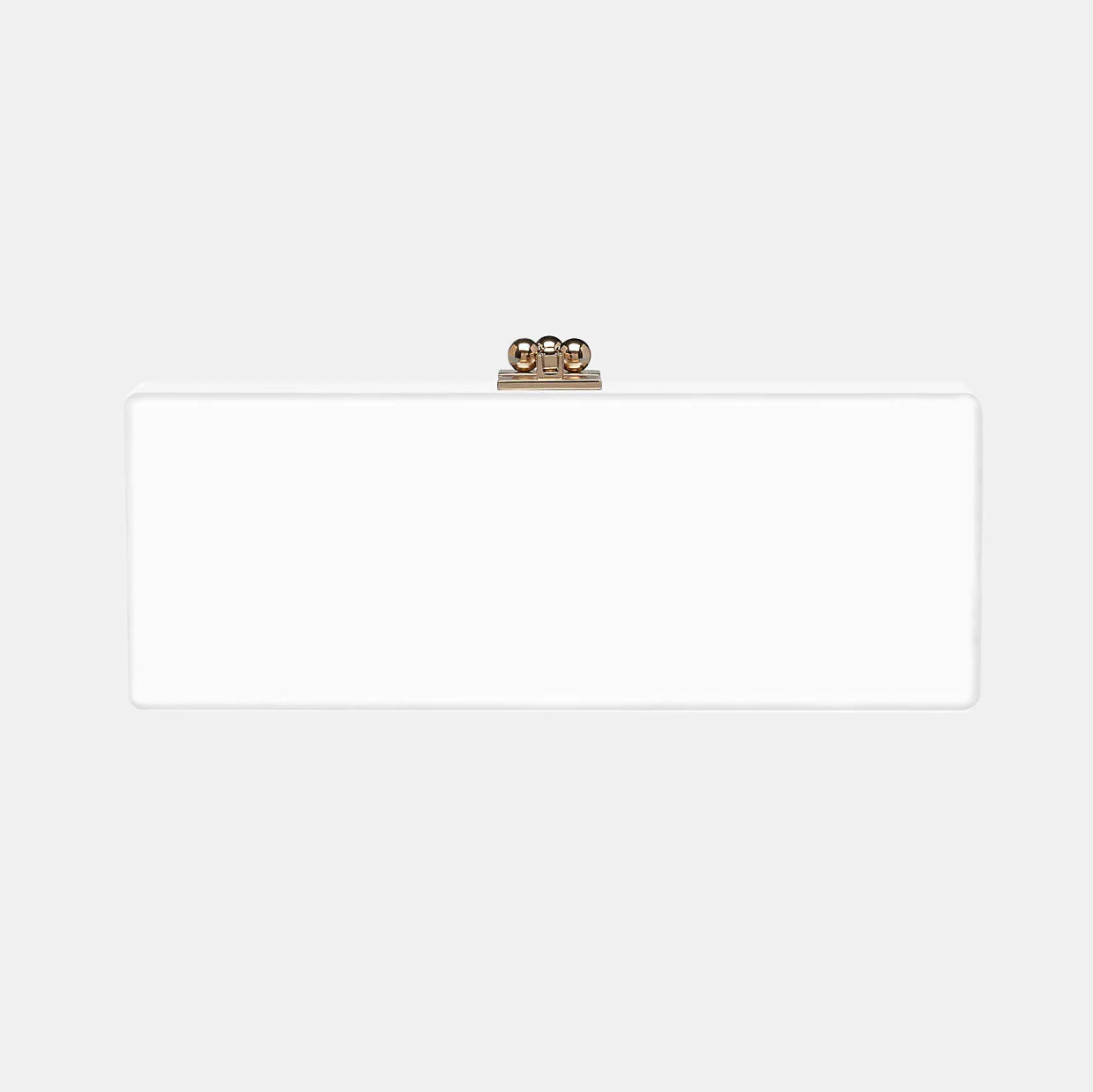 Bridal Slim Flavia Box Clutch in Made to Order Acrylic - Image 3