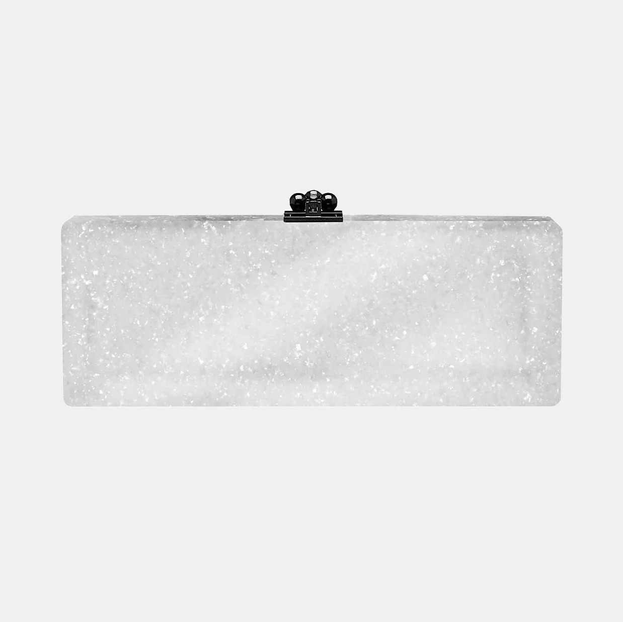 Bridal Slim Flavia Box Clutch in Made to Order Acrylic - Image 9
