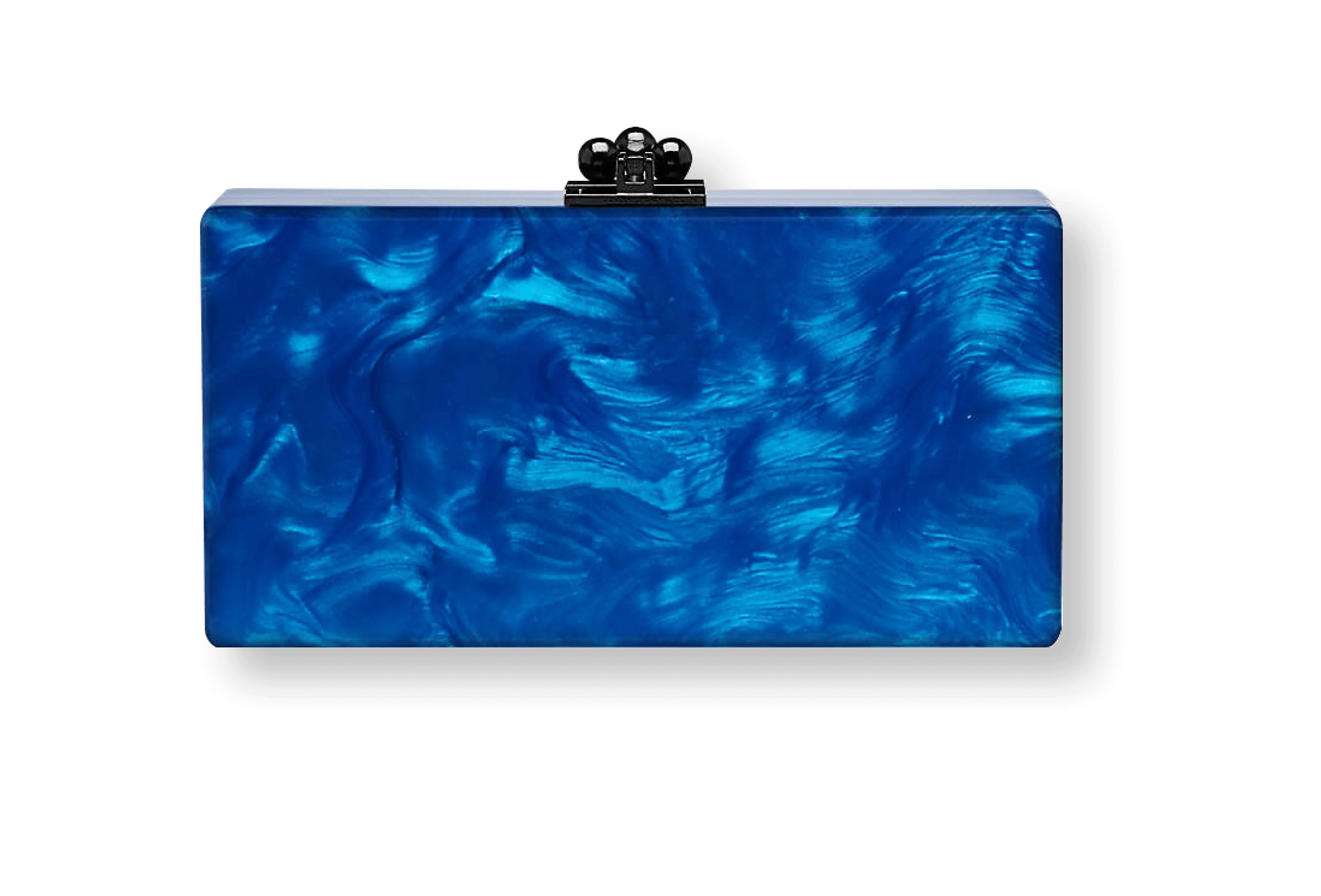 Bridal Slim Jean Box Clutch in Made to Order Acrylic - Image 3