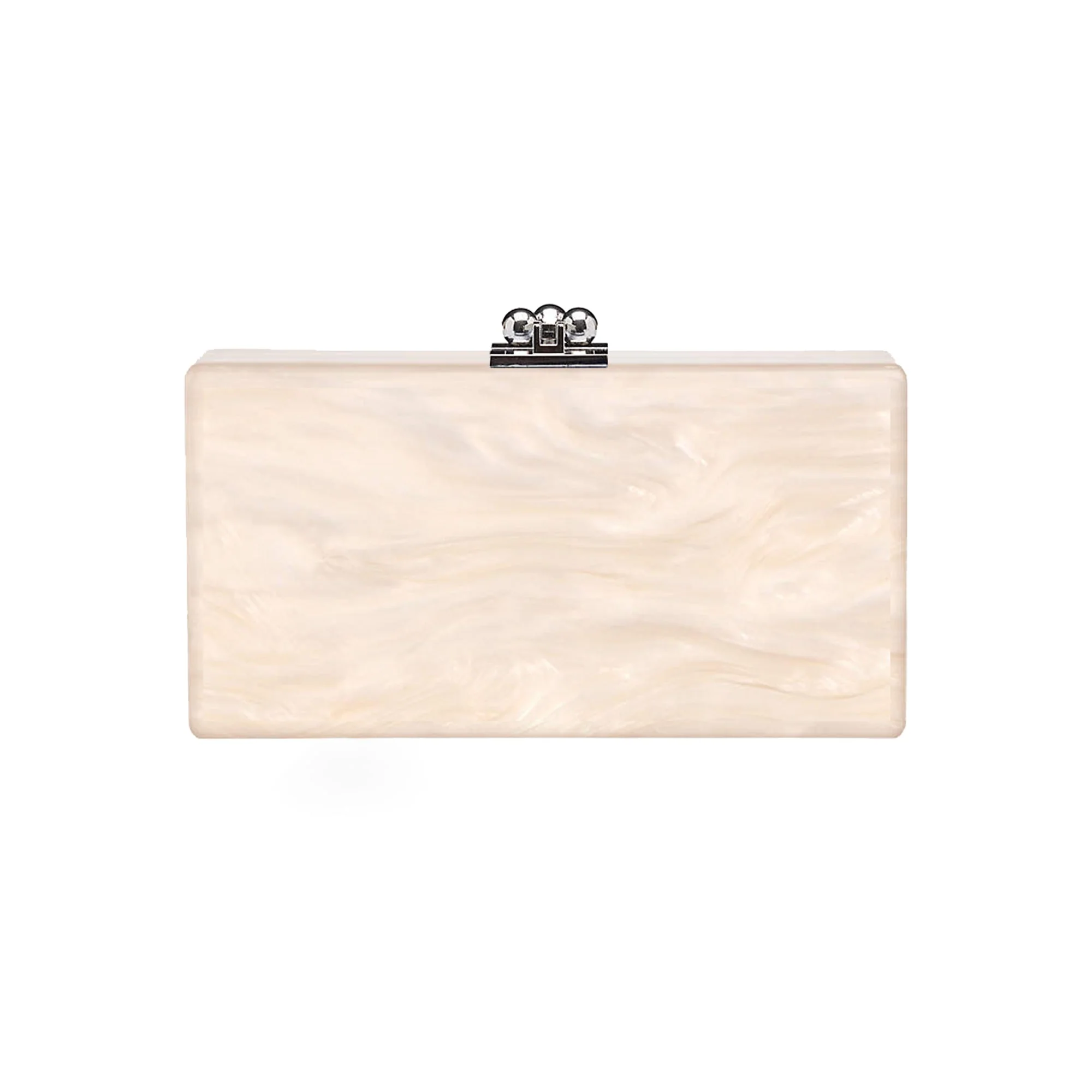 Bridal Slim Jean Box Clutch in Made to Order Acrylic - Image 30