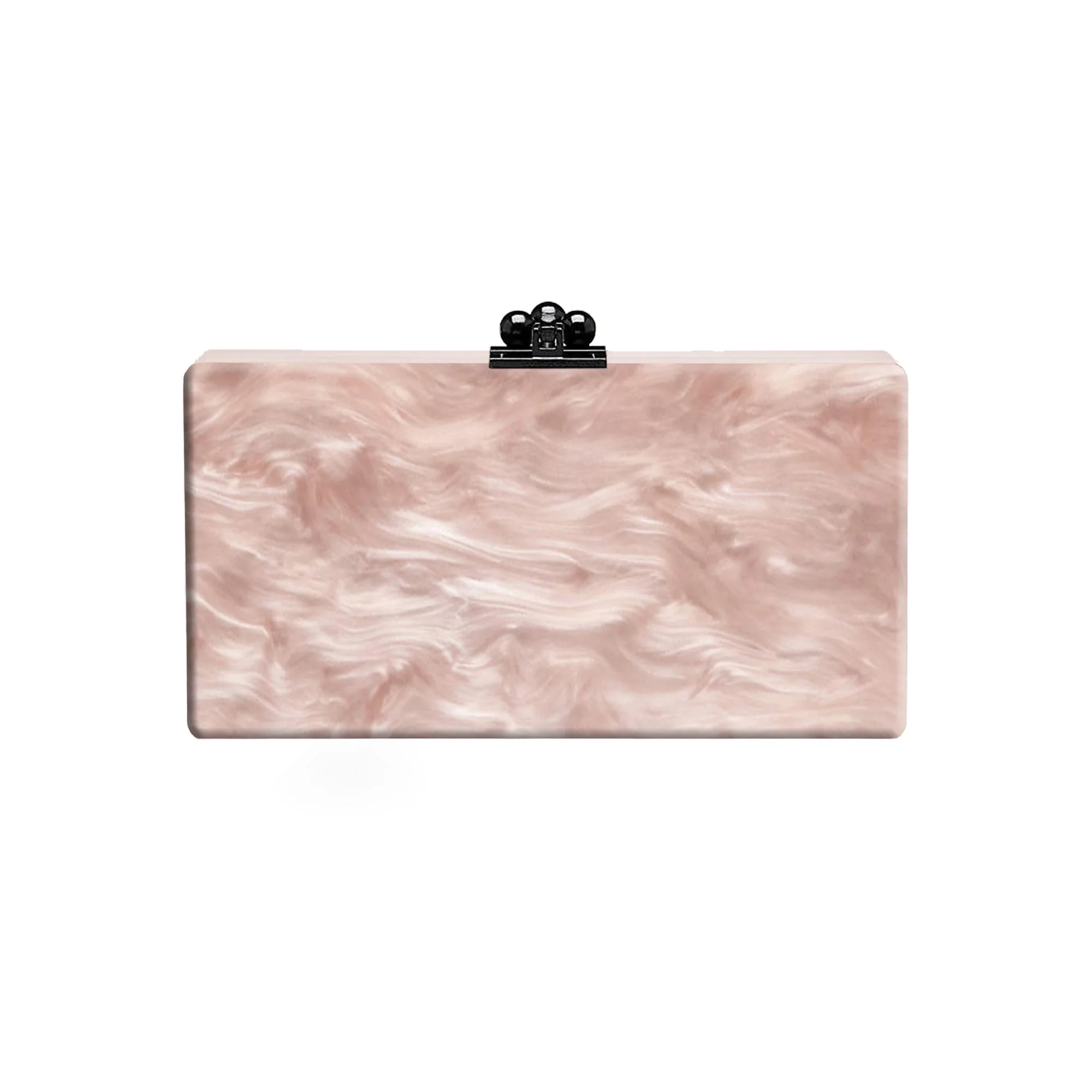 Bridal Slim Jean Box Clutch in Made to Order Acrylic - Image 31
