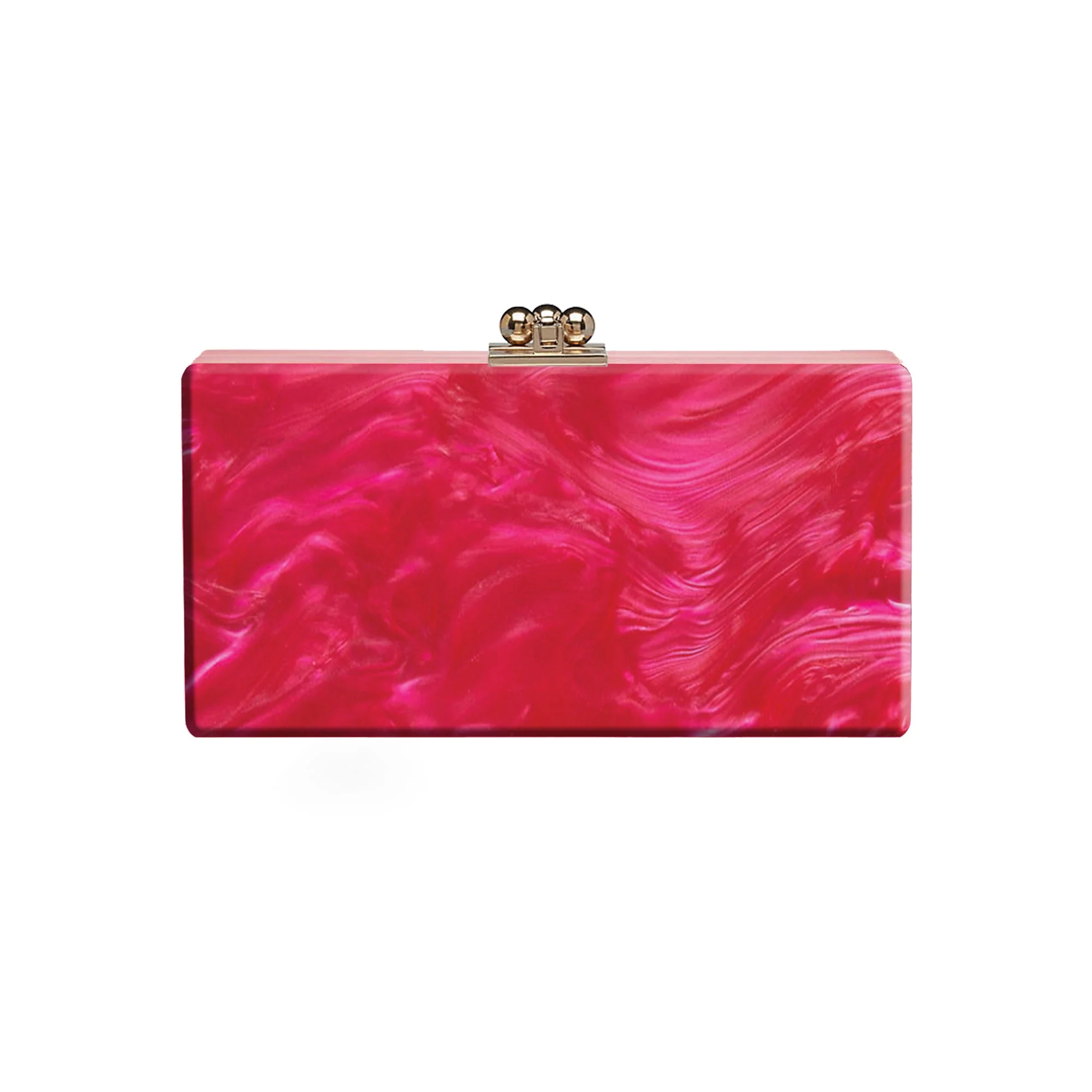 Bridal Slim Jean Box Clutch in Made to Order Acrylic - Image 34