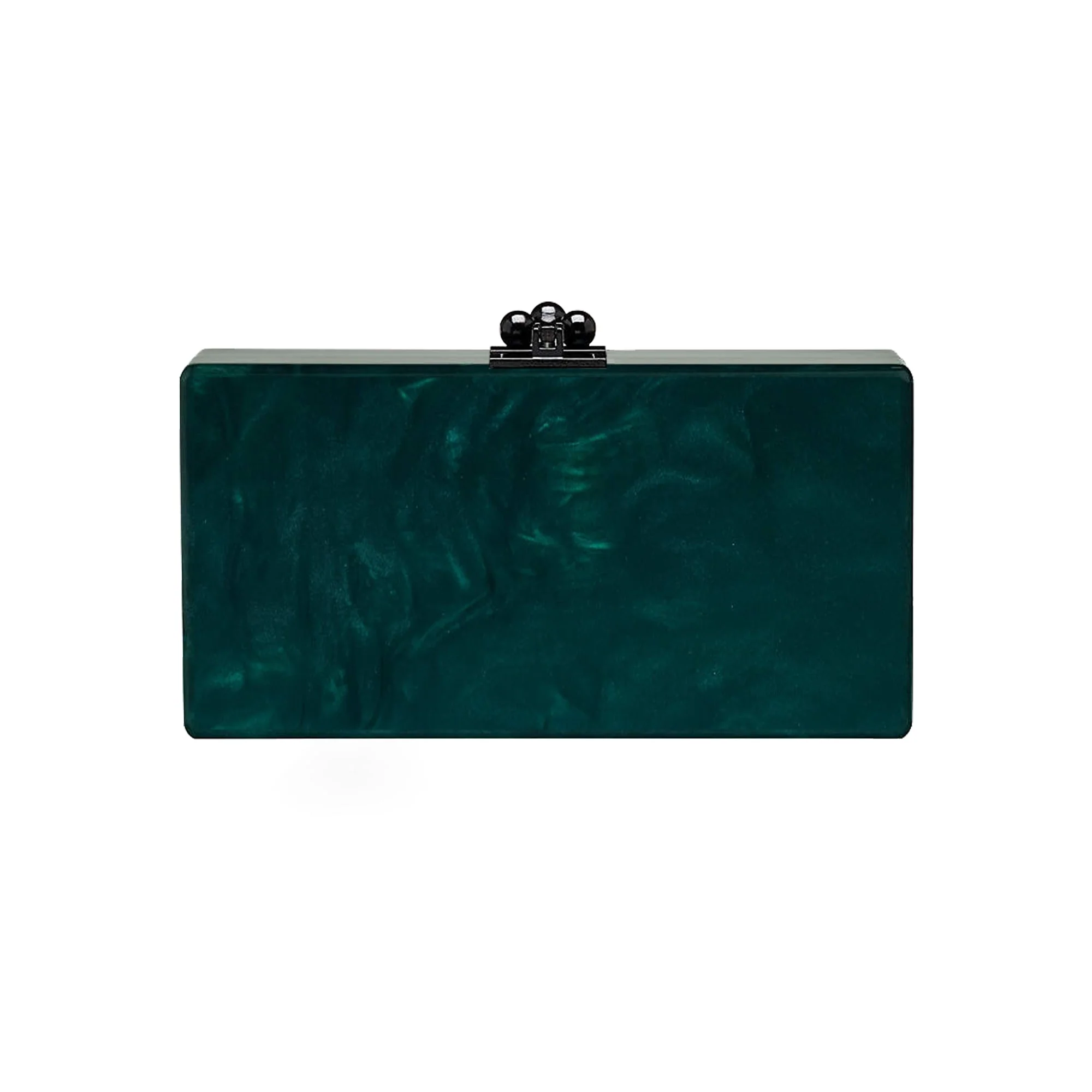 Bridal Slim Jean Box Clutch in Made to Order Acrylic - Image 39