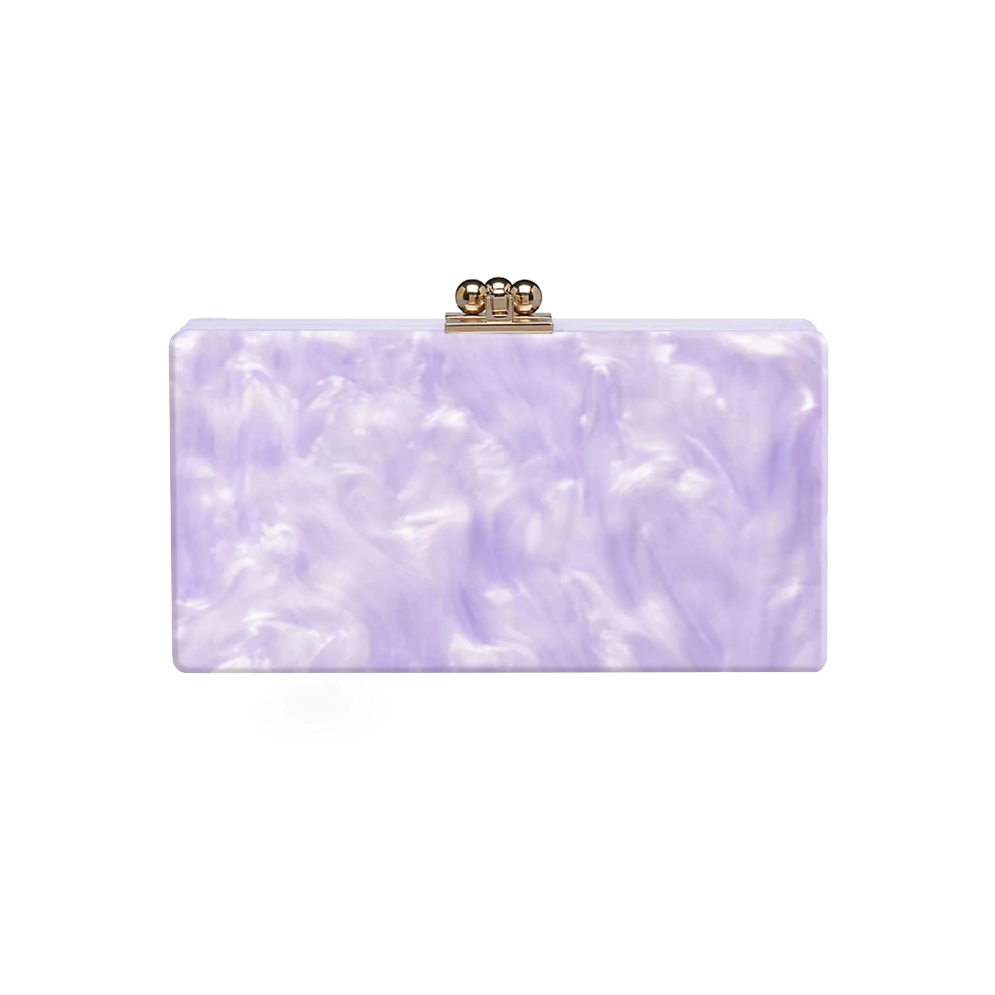 Bridal Slim Jean Box Clutch in Made to Order Acrylic - Image 46