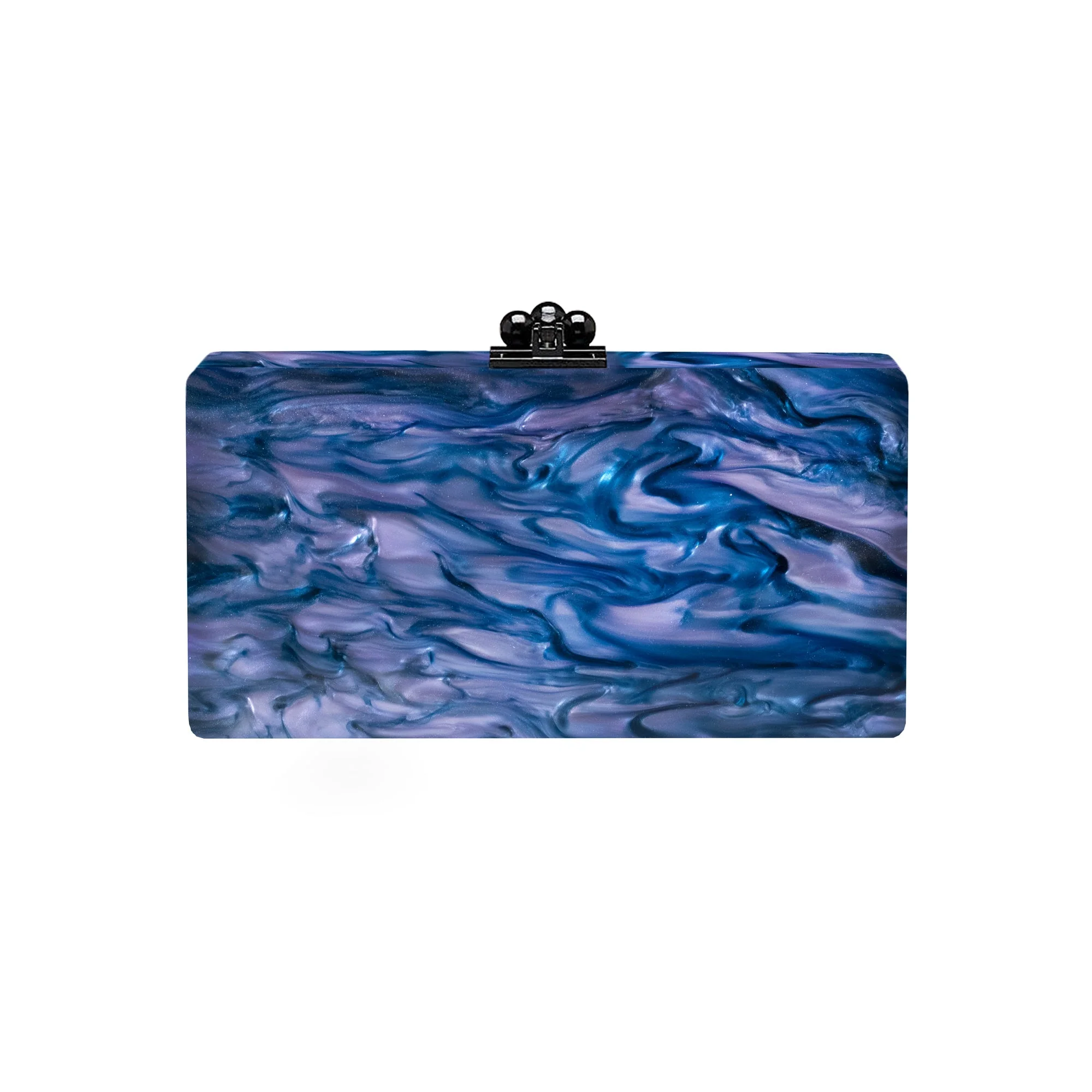 Bridal Slim Jean Box Clutch in Made to Order Acrylic - Image 56