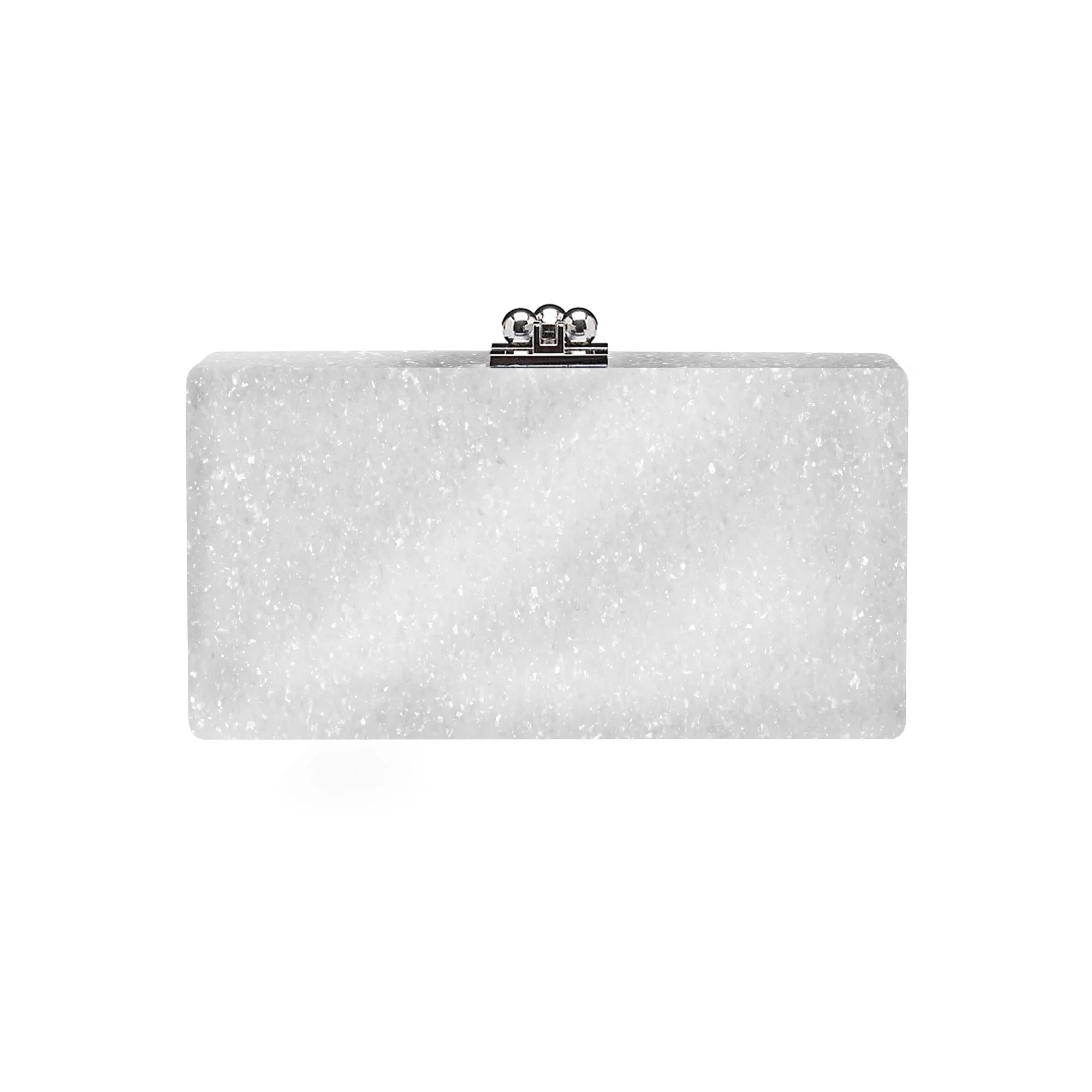 Bridal Slim Jean Box Clutch in Made to Order Acrylic - Image 66
