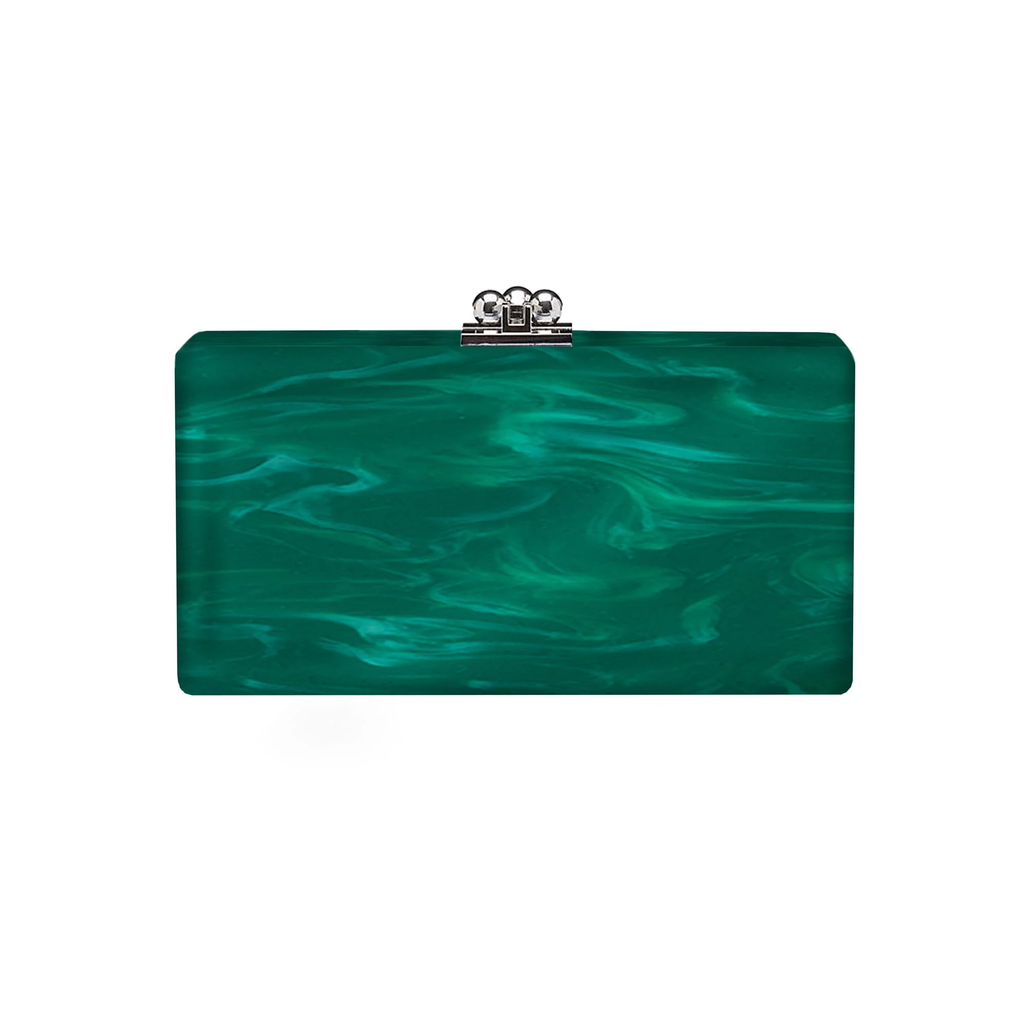 Bridal Slim Jean Box Clutch in Made to Order Acrylic - Image 75
