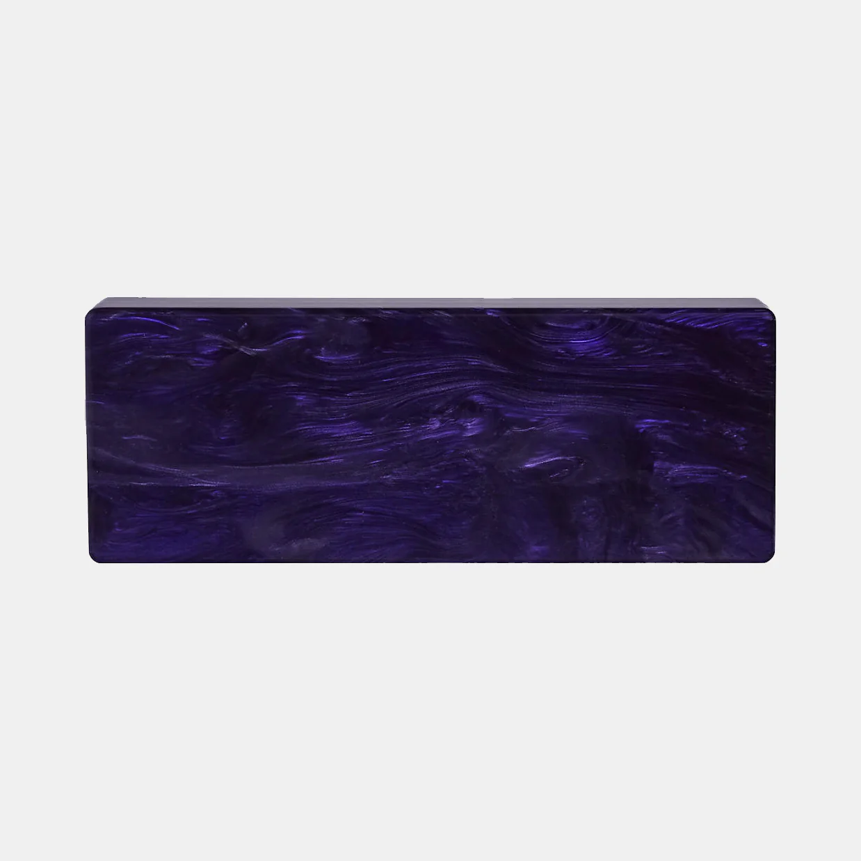 Slim Flavia Box Clutch in Made to Order Acrylic - Image 100