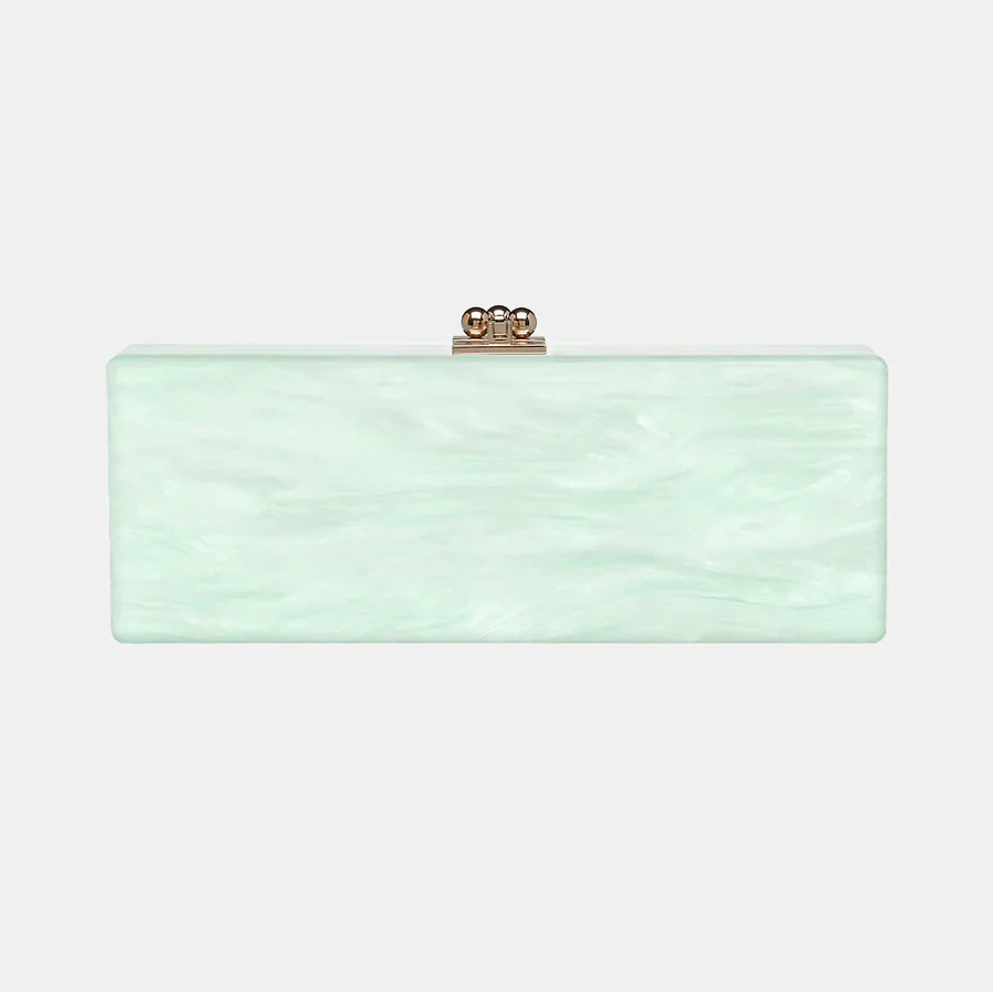 Slim Flavia Box Clutch in Made to Order Acrylic - Image 101