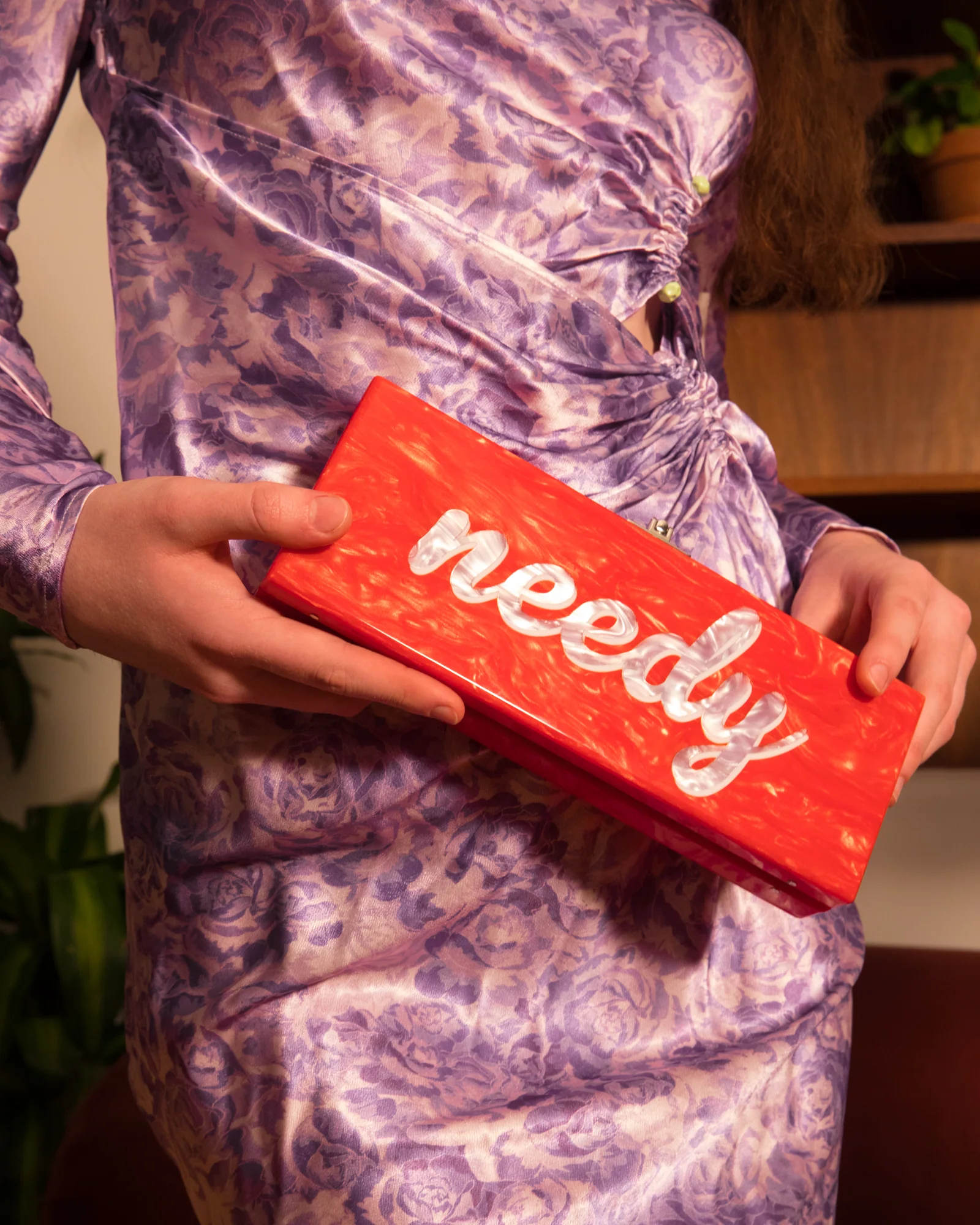 Slim Flavia Box Clutch in Made to Order Acrylic - Image 115