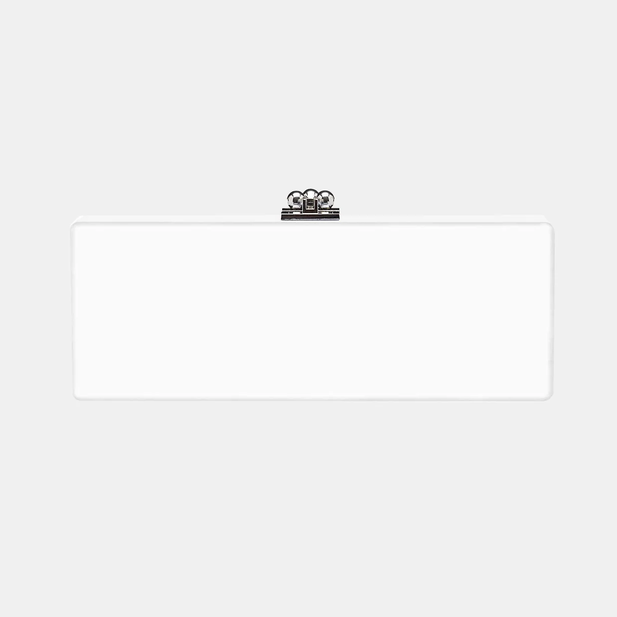 Slim Flavia Box Clutch in Made to Order Acrylic - Image 4