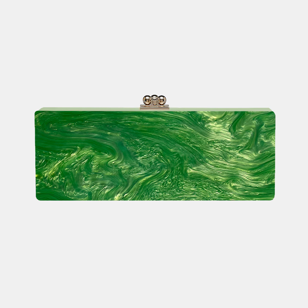 Slim Flavia Box Clutch in Made to Order Acrylic - Image 64