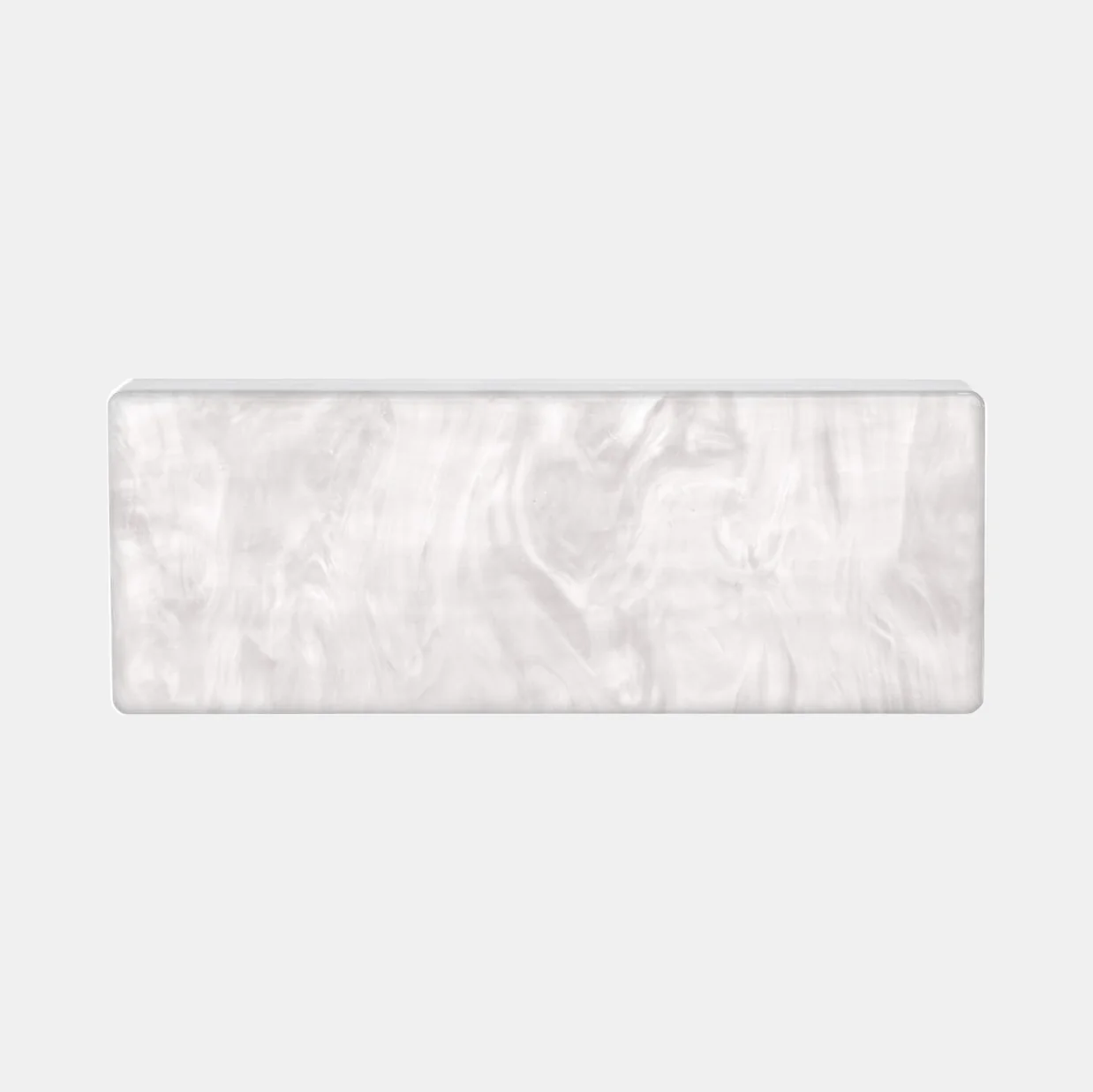 Slim Flavia Box Clutch in Made to Order Acrylic - Image 99