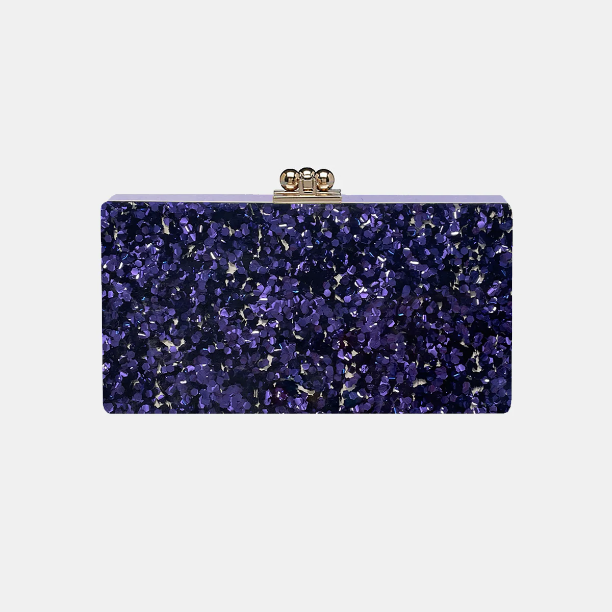 Slim Jean Box Clutch in Made to Order Acrylic - Image 100