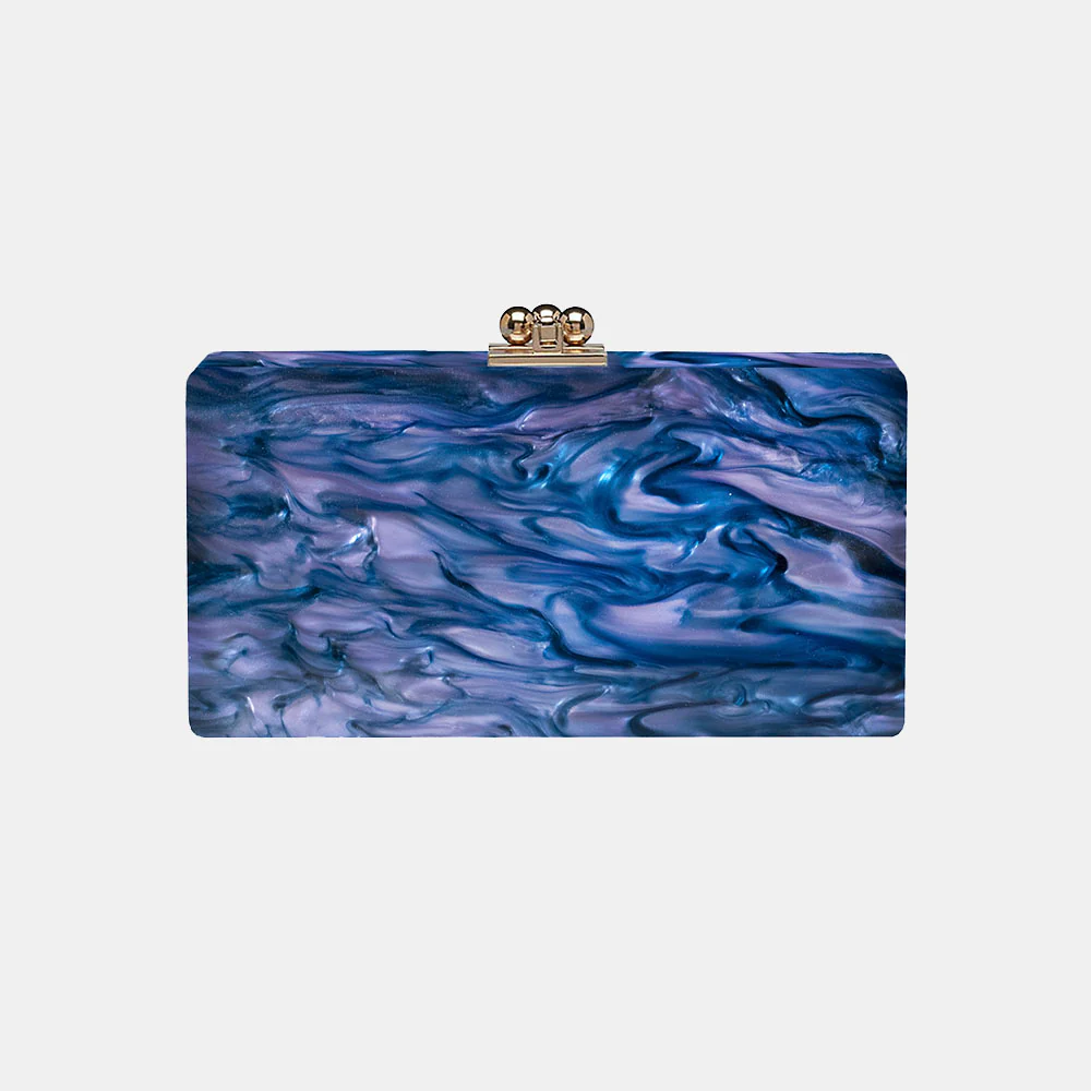 Slim Jean Box Clutch in Made to Order Acrylic - Image 19