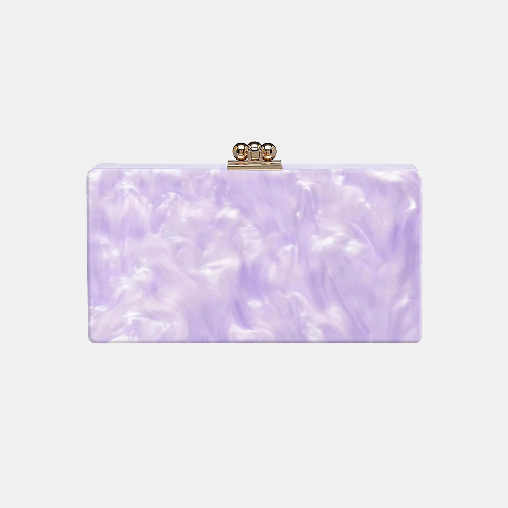 Slim Jean Box Clutch in Made to Order Acrylic - Image 31