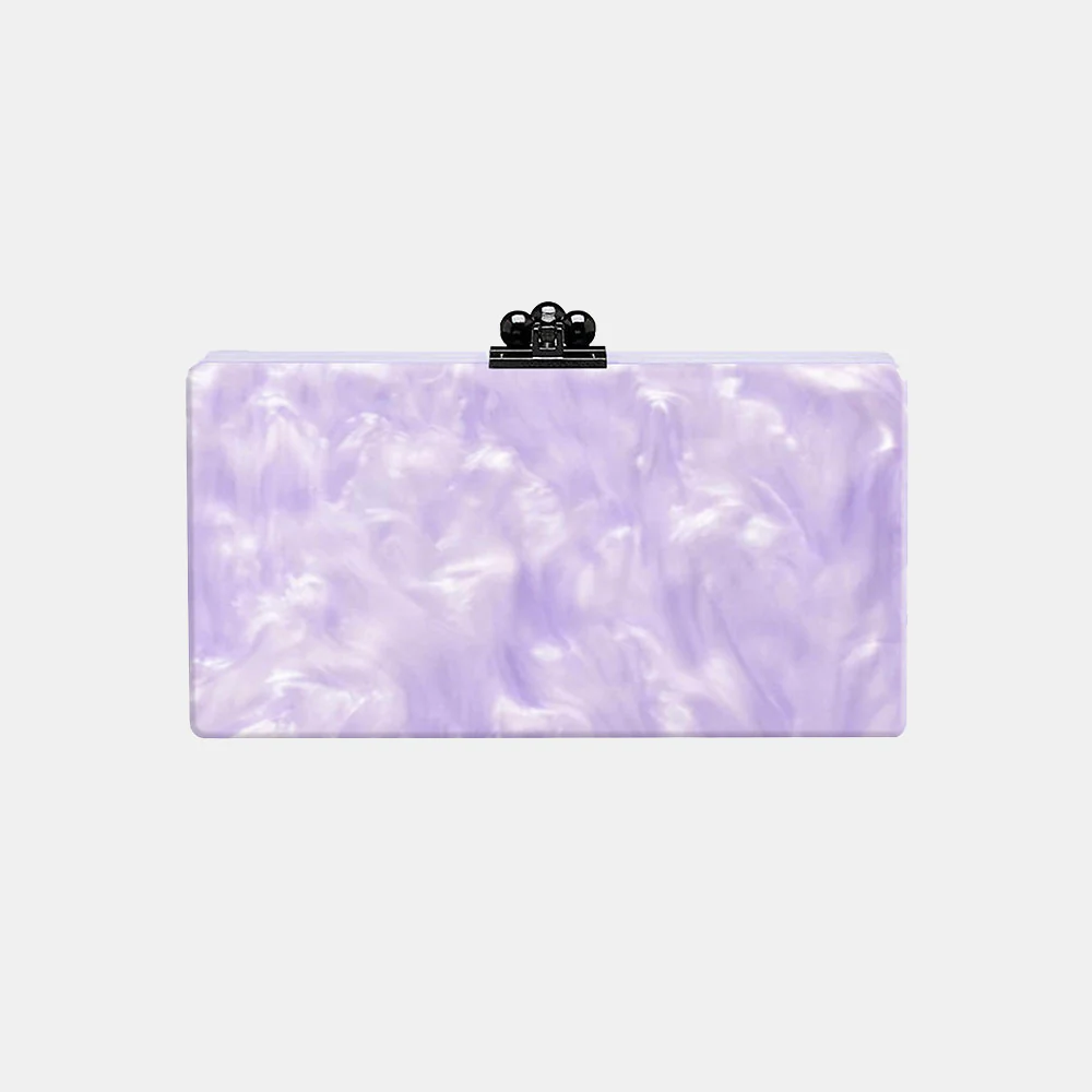 Slim Jean Box Clutch in Made to Order Acrylic - Image 32