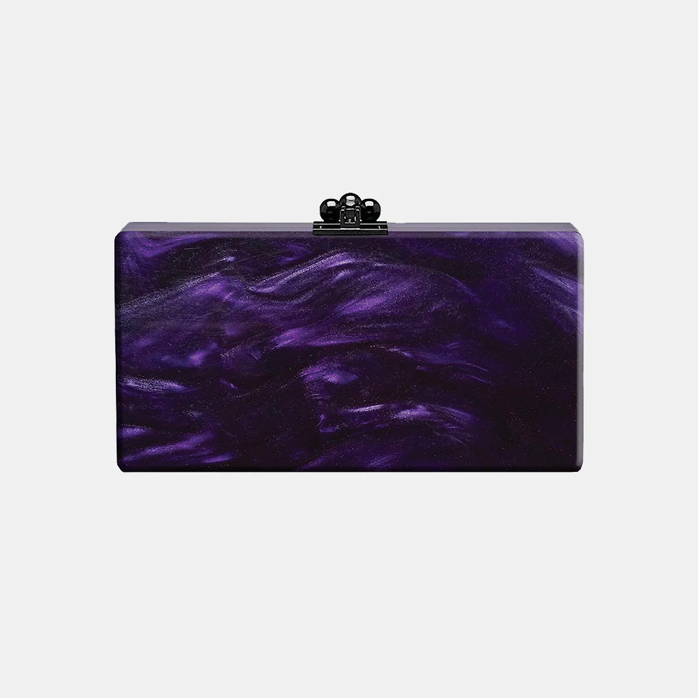 Slim Jean Box Clutch in Made to Order Acrylic - Image 44