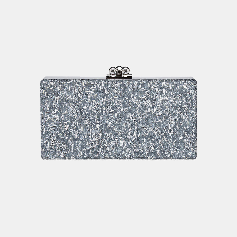 Slim Jean Box Clutch in Made to Order Acrylic - Image 6