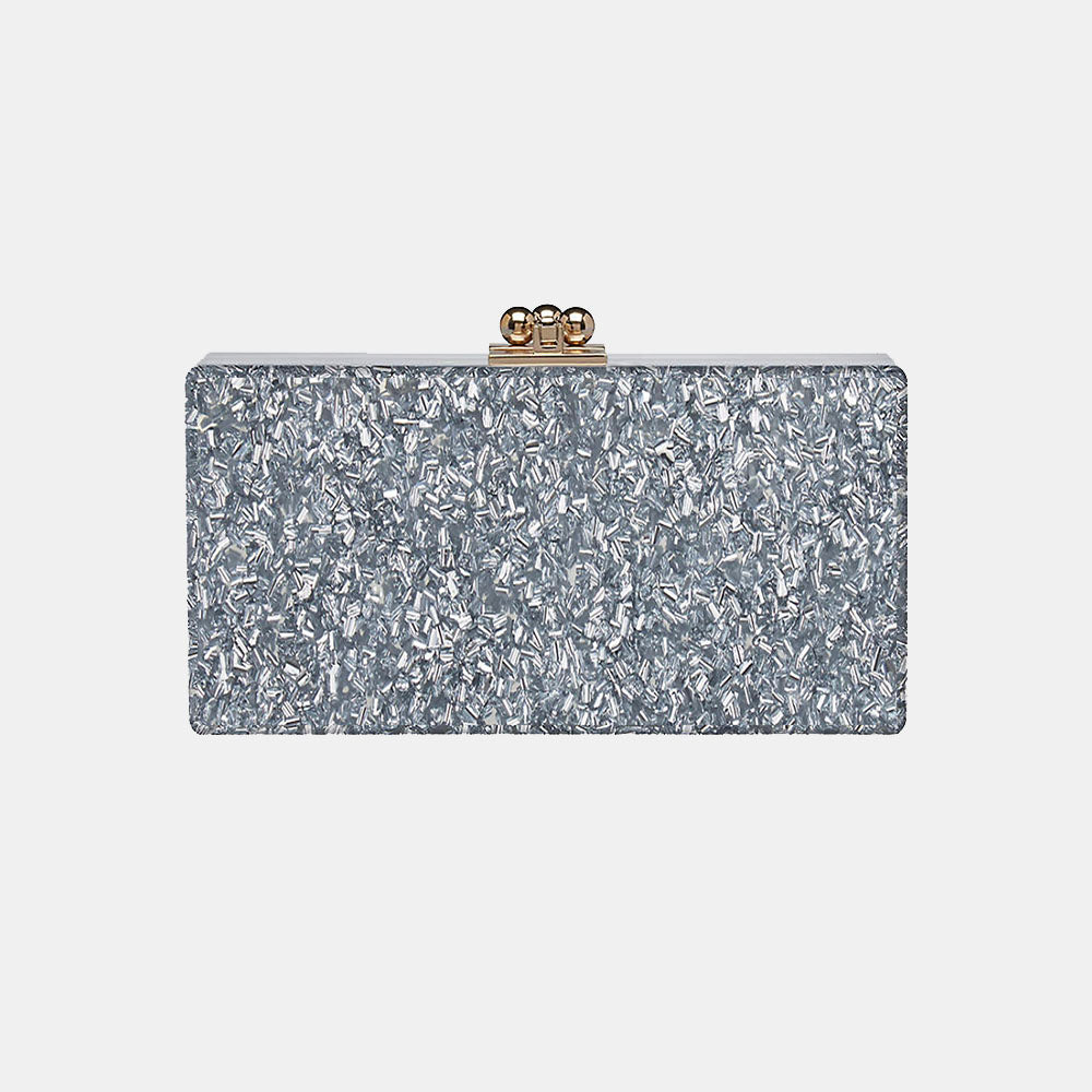Slim Jean Box Clutch in Made to Order Acrylic - Image 7