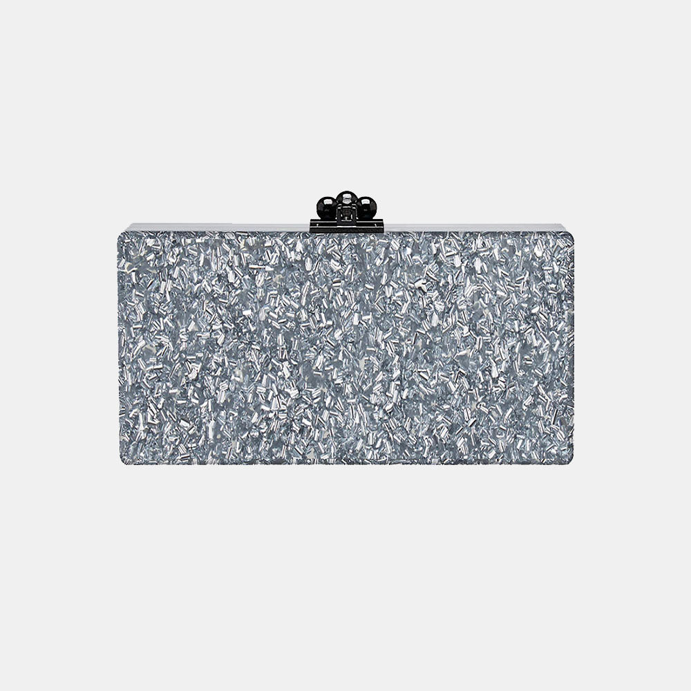 Slim Jean Box Clutch in Made to Order Acrylic - Image 8