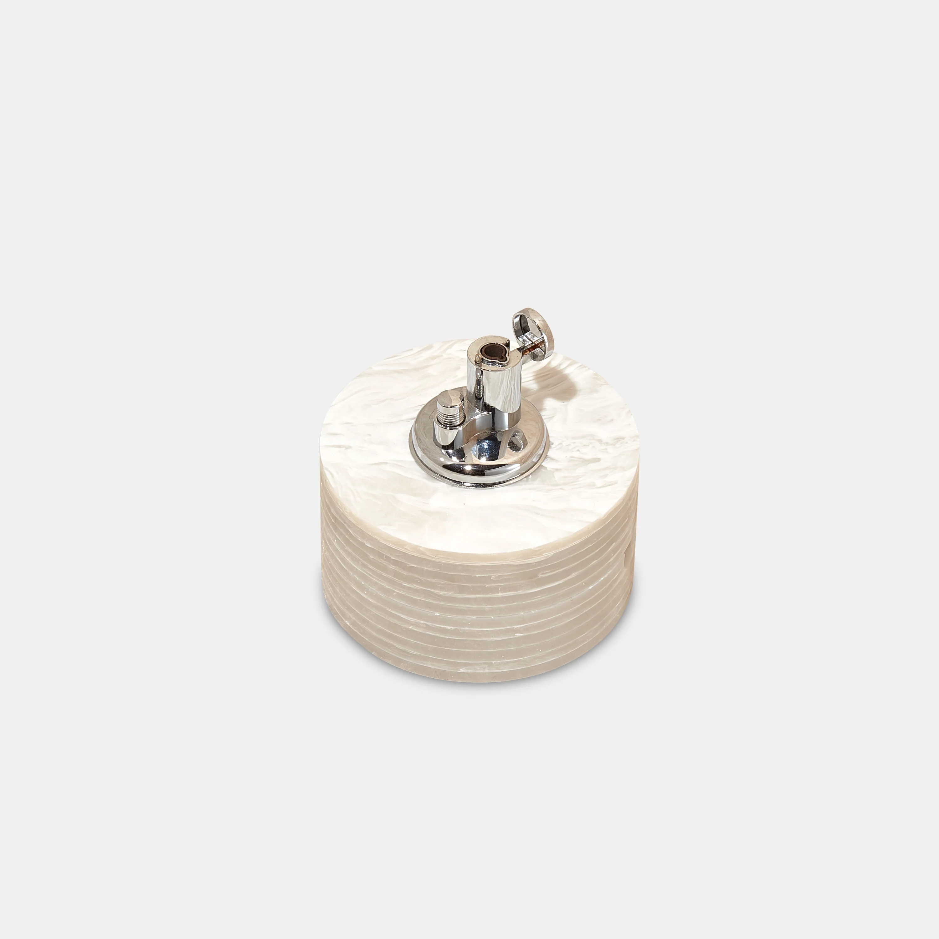 Tabletop Lighter in Alabaster Marble - Image 2